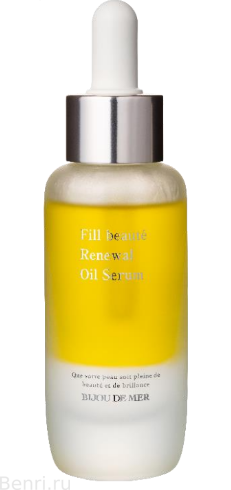 Масляная сыворотка для лица Bijou de Mer Fill beaute Renewal Oil Serum, 40 мл.