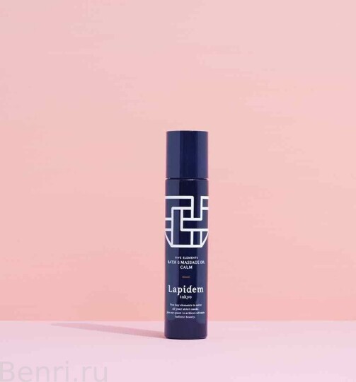 Масло для ванны и массажа, Bath and Massage Oil, Calm, 5 elements, Lapidem Tokyo, 100 мл.