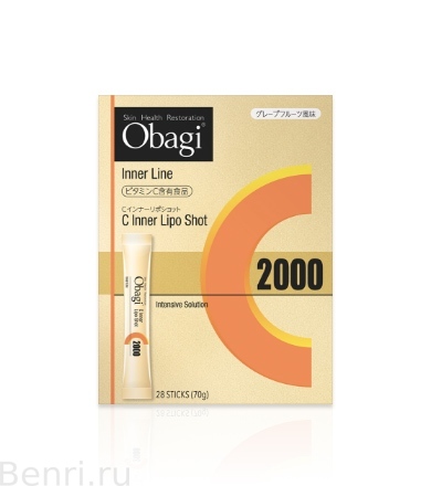 Липосомальный Витамин C, Obagi C Inner Lipo Shot 70g（2.5g×28шт）