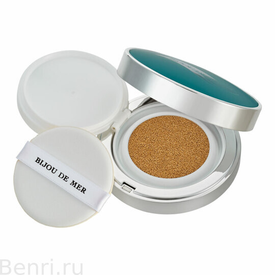 Кушон с защитой от солнца, Rejuve face Renewal Foundation, BIJOU DE MER, оттенок medium beige, 12 гр.