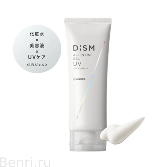 Солнцезащитный гель, All in One Gel UV, Dism, 70 гр.