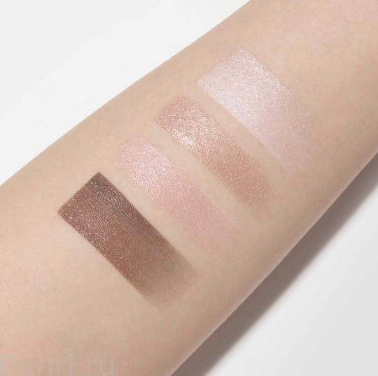 Палетка теней для век THREE-DIMENSIONAL EYES 02 Soft Beige, LUNASOL