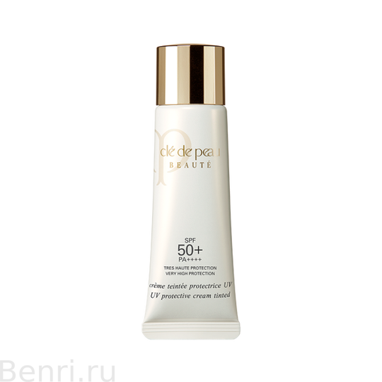 Солнцезащитный крем с тоном, CRÈME TEINTÉE PROTECTRICE UV, Cle de Peau, 30 мл, цвет айвори.