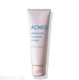 Лечебный крем для умывания ACNEO Medicated Washing Cream, 120 гр.