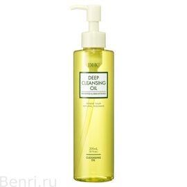 Гидрофильное масло для снятия макияжа,  Deep Clenasing Oil Renew Bright, DHC, 200 мл.