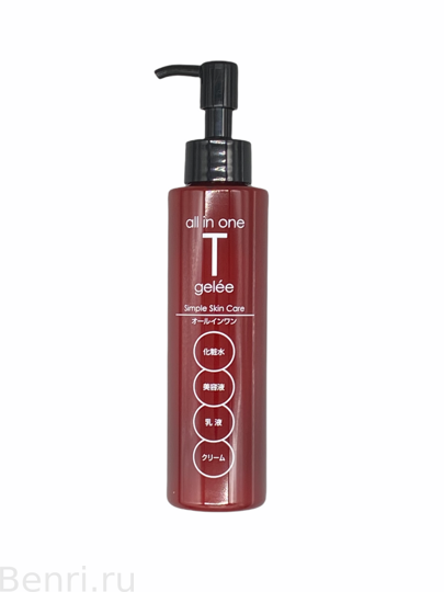 Гель все в одном, Total all in one gel  Tgelee ENZYM, 155 мл.