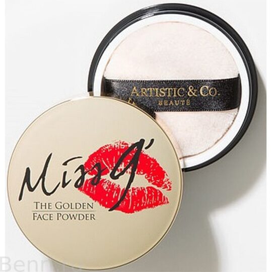 Пудра для лица, Miss 9', Golden Face Powder , ARTISTIC&Co. 01